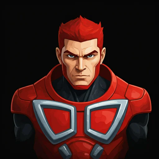 Een grijswaardenportret van een futuristisch gewapend personage met een sterke gezichtsuitdrukking, geschikt als branding visual voor gaming platforms, esports interfaces of digitale marktplaats identiteit secties.